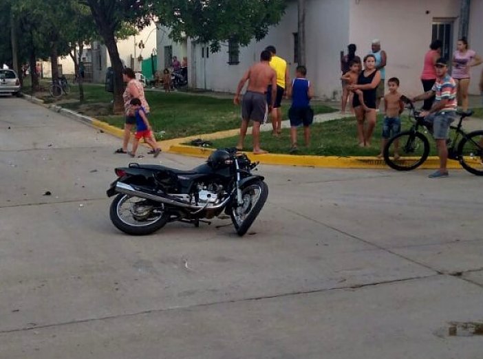 Joven lesionado en un accidente en Brinkmann