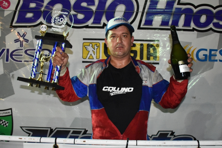 Martín Mansilla campeón del Midgets del Litoral