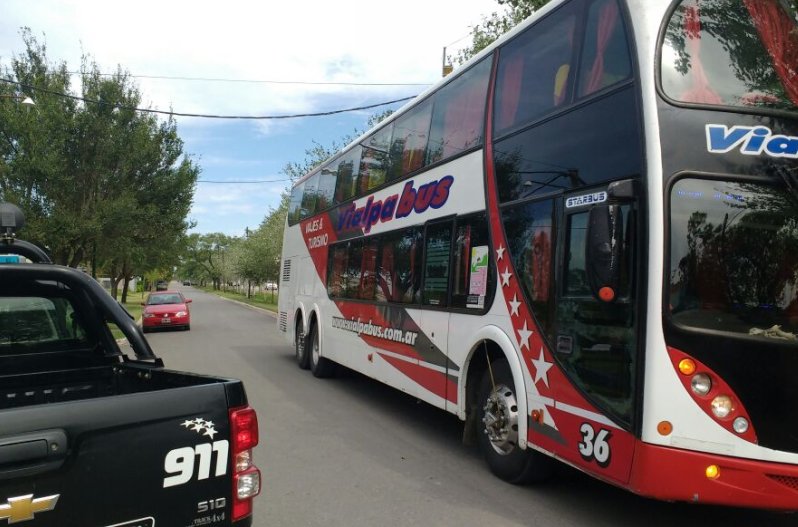 Pasajeros de un micro vivieron una pesadilla