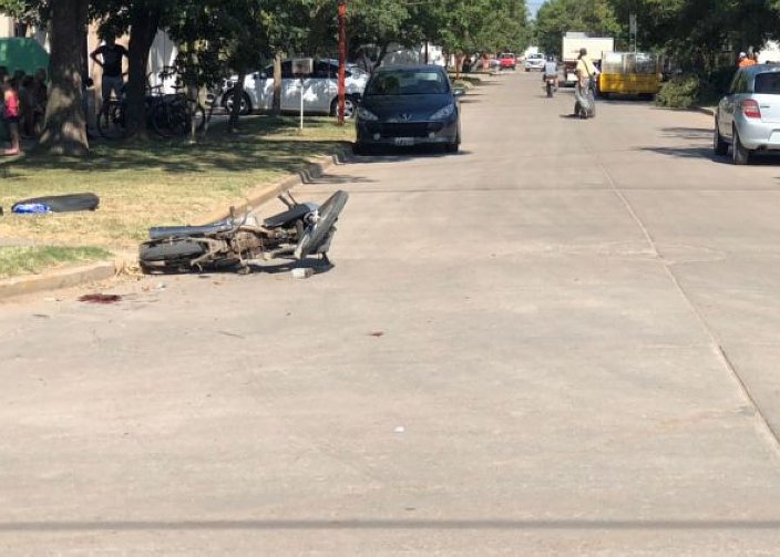 Mujer lesionada en un accidente en Brinkmann