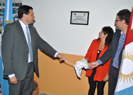 Brinkmann: Inauguraron el nuevo comedor de la Escuela Doña Anita Giaveno de Sacavino