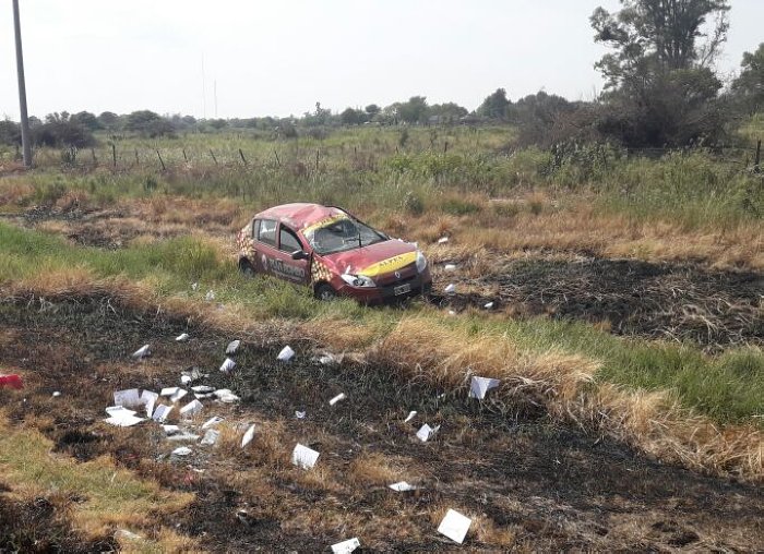 Sanfrancisqueños se accidentaron en la ruta 39