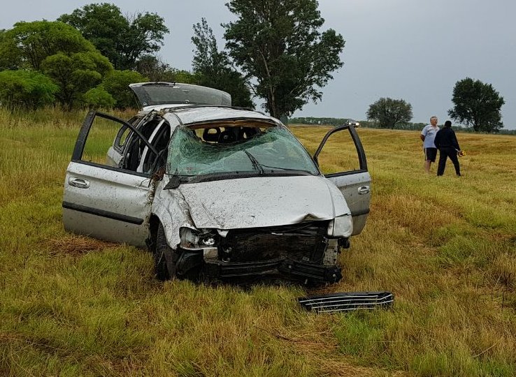 Familia de San Francisco se accidentó en ruta 23