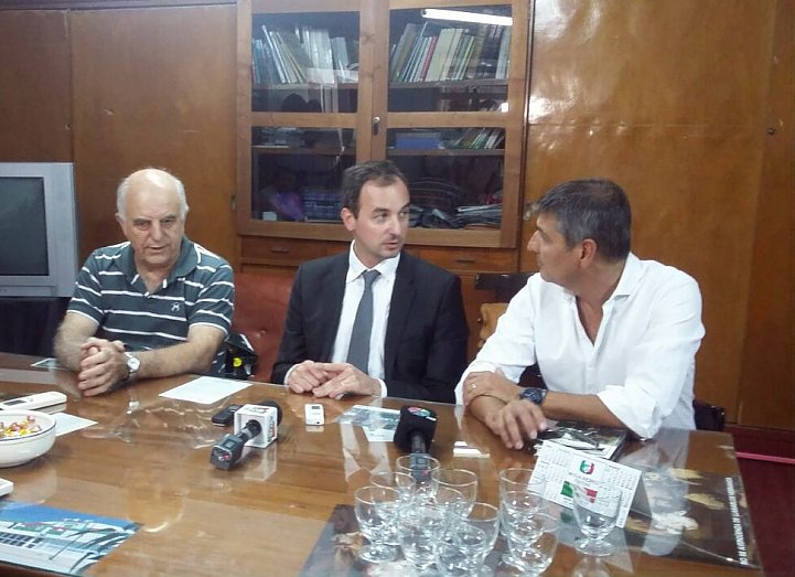 Visitó Morteros el diputado italiano, Mario Borghese