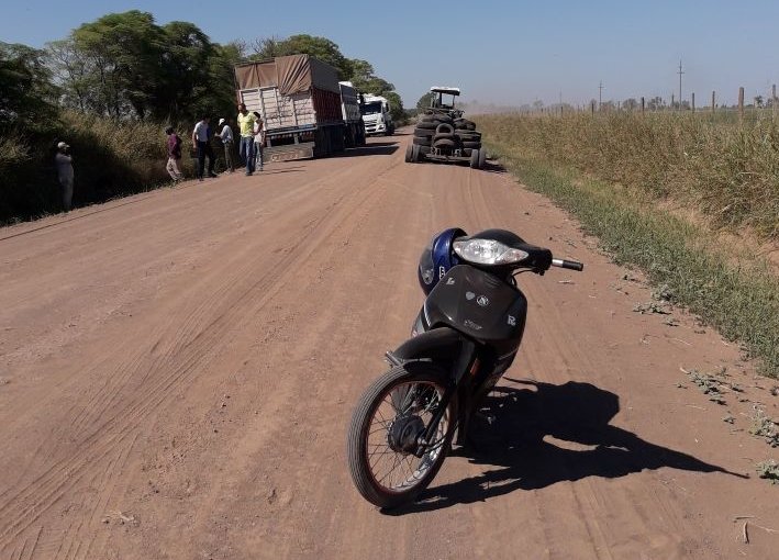Villa Trinidad: Joven herido al chocar un carretón en zona rural