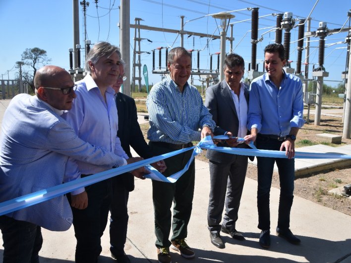 Schiaretti inauguró la Estación Transformadora Morteros