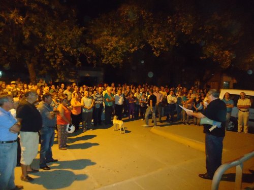 Importante movilización pidiendo por seguridad en Humberto Primo