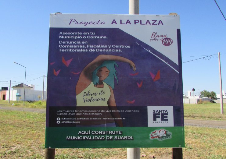 Suardi: Comenzaron los trabajos para una nueva plaza