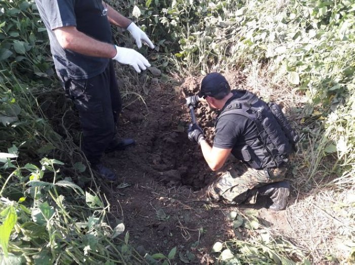 Encontraron un proyectil de artillería en una vivienda de Freyre