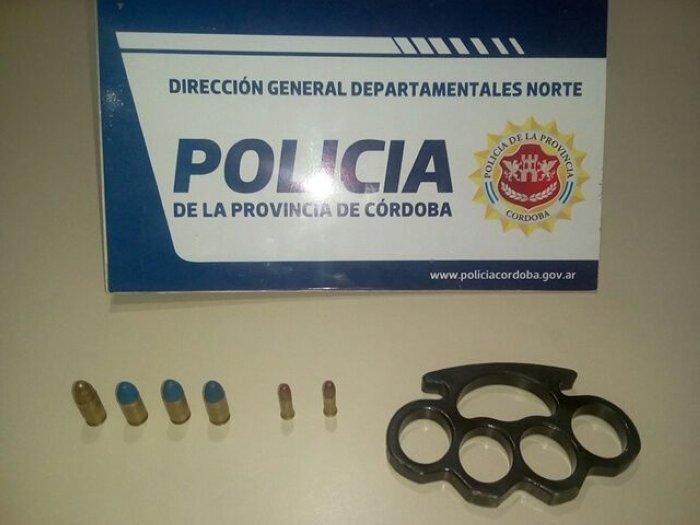 Incautan balas y marihuana a jóvenes de Brinkmann y Miramar