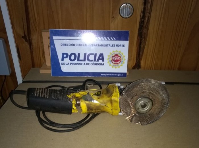 Brinkmann: Recuperaron una amoladora robada