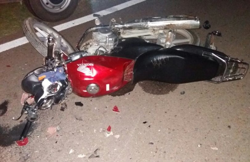 Motociclistas lesionados en un accidente en Aldao