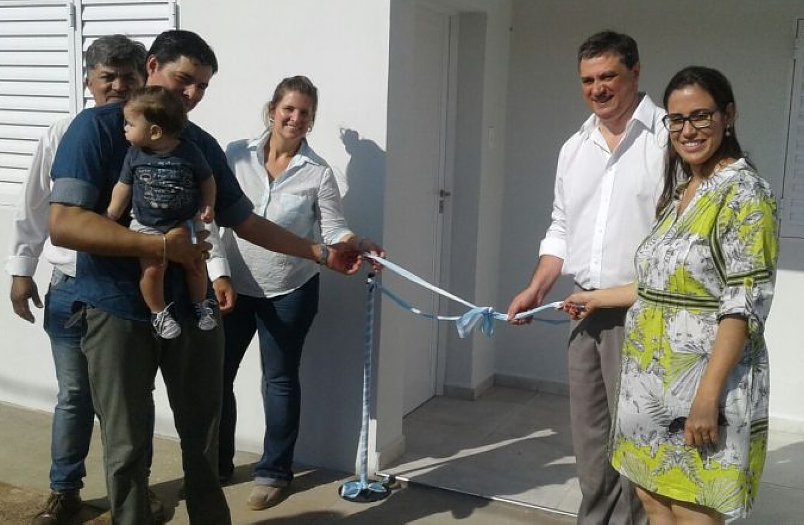 Brinkmann: Inauguraron una vivienda del programa 