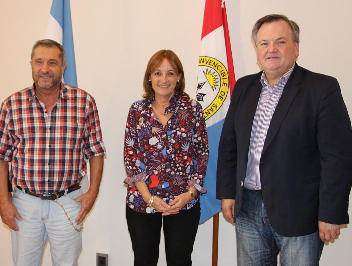 Michlig y Ciciliani se reunieron por la situación productiva del departamento