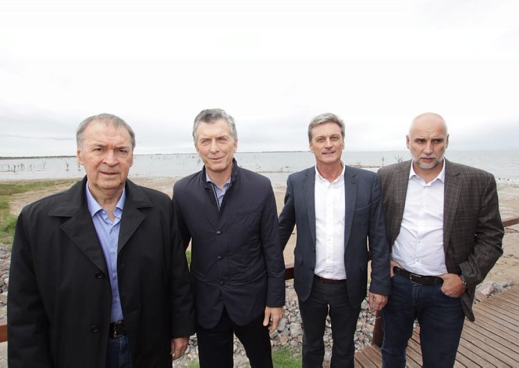 Histórica visita del Presidente Macri a Miramar de Ansenuza