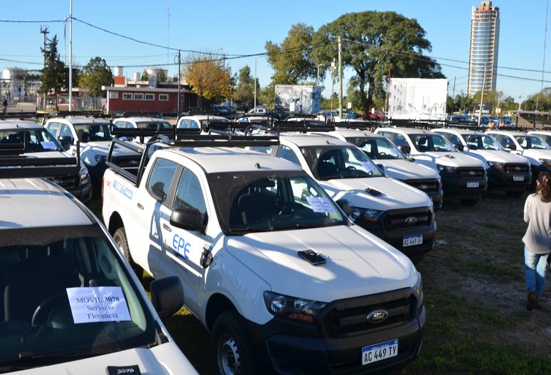 Suardi tendrá una de las 55 nuevas camionetas de la EPE