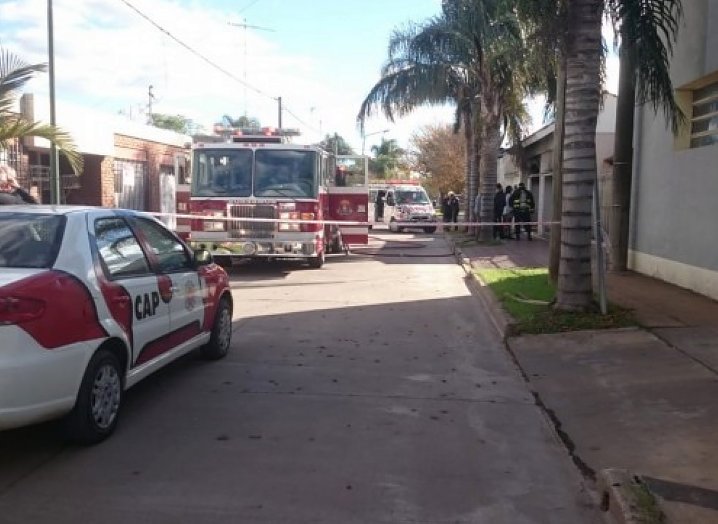 Incendio provocó daños en una vivienda de Morteros