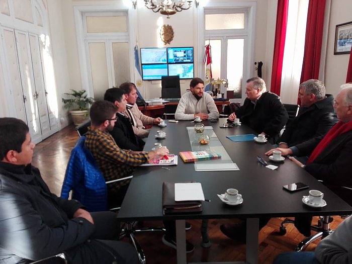 Michlig y Presidentes Comunales fueron recibidos por Pullaro