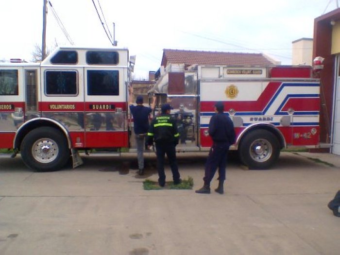 Bomberos de Suardi recibieron unas 30 llamadas falsas