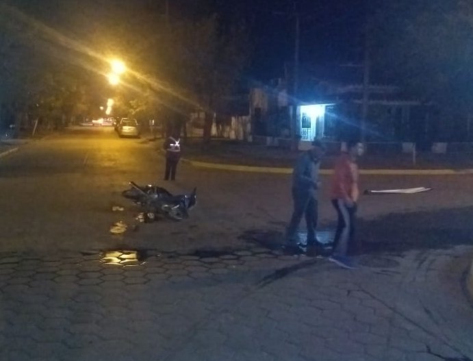 Motociclista herido en un accidente en Brinkmann