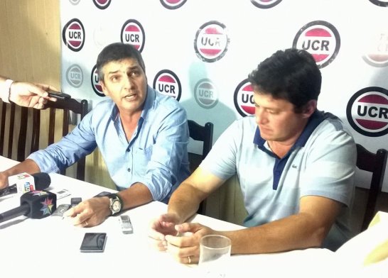 La UCR de Morteros presentó la fórmula José Bría-Javier Nari