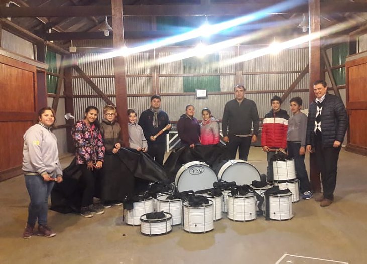 Brinkmann: Tévez entregó nuevos instrumentos a la Banda Lisa