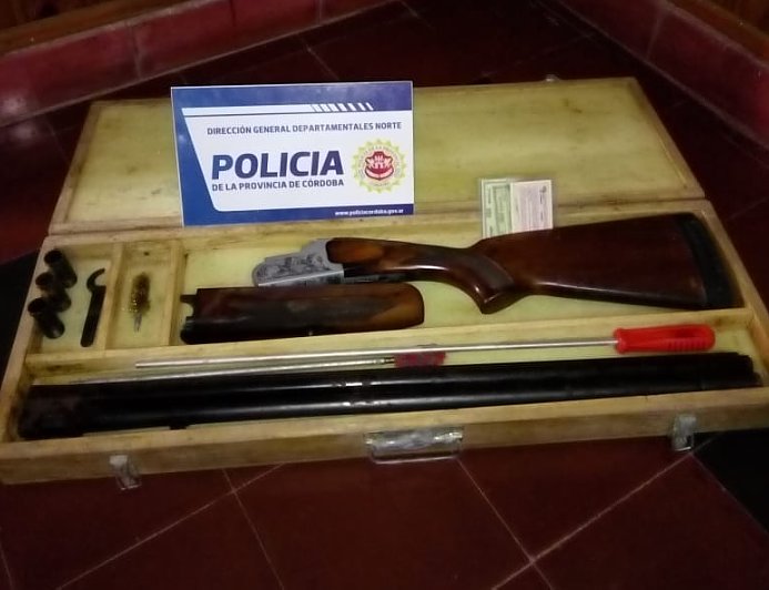 Brinkmann: Un detenido por tenencia ilegal de arma de fuego