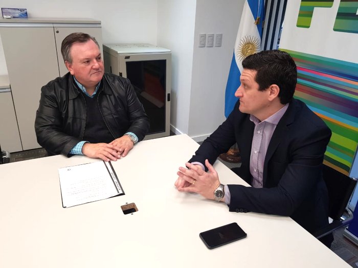 Michlig gestionó obras y proyectos eléctricos para el departamento