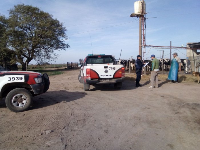 Operativo saturación en zona rural de Brinkmann y otras localidades