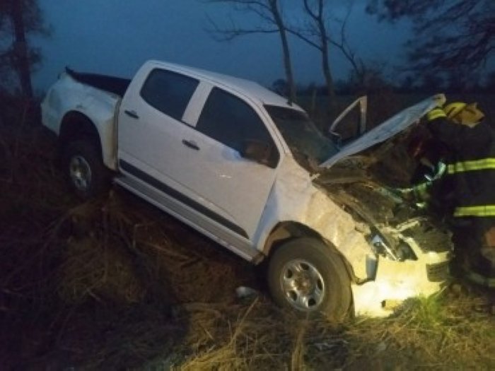Mujer se accidentó en zona rural de Morteros