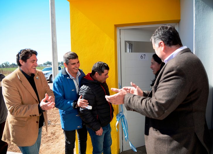 Morteros: Entregaron viviendas del Plan 114