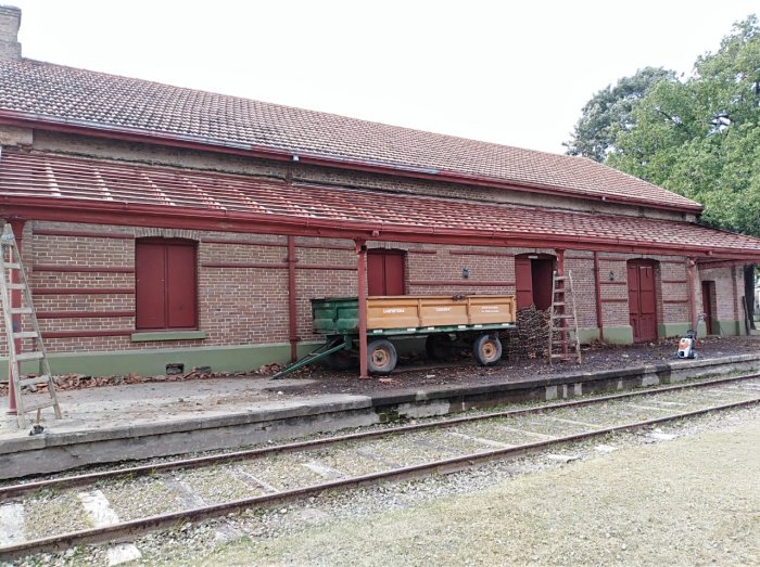 Brinkmann: Comenzó la refacción de la estación del ferrocarril