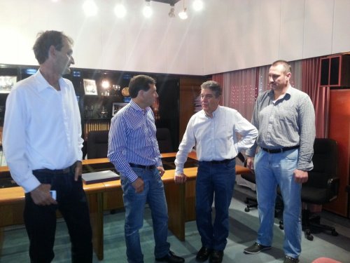 Morteros: Emotivo encuentro del ex combatiente Galotto y el Dr. Oscar Rojas