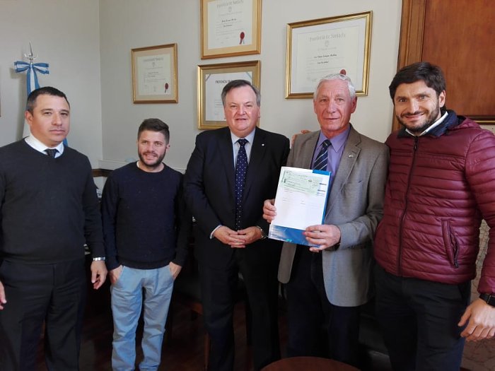 Entregaron fondos para culminar la nueva Comisaría de Suardi