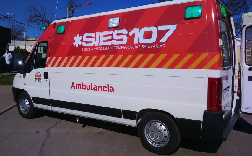 Motociclista lesionado en un accidente en Suardi
