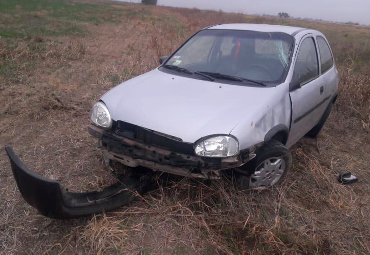 Mujer protagonizó accidente en jurisdicción de Brinkmann