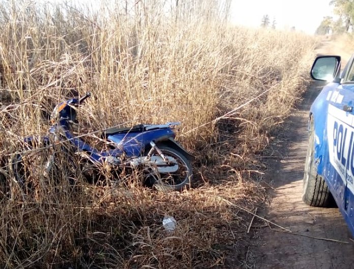 Recuperaron una moto robada en Brinkmann