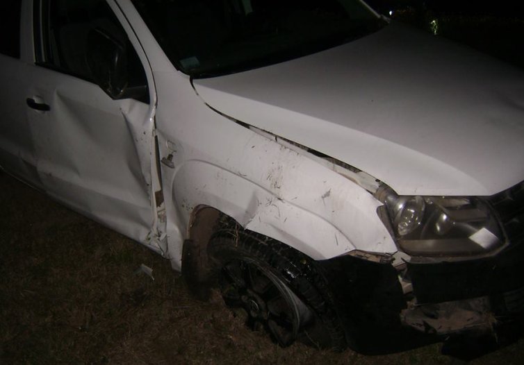 Accidente en el acceso norte de Morteros