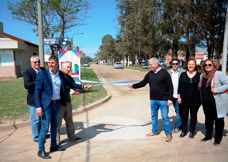 Inauguraron importante obra de cloacas en Morteros