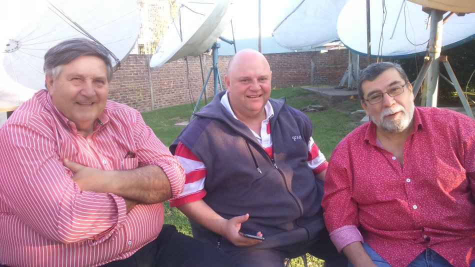 Giaveno, Sella y García destacaron la solidaridad en favor de las escuelas