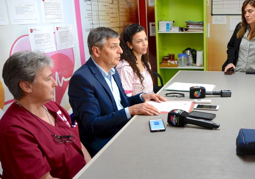 Morteros lanzó la campaña de vacunación contra el sarampión