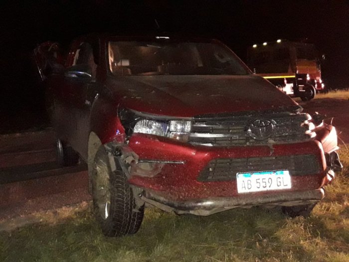 Murió un empleado rural al volcar una camioneta en ruta 39