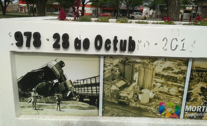 Vándalos atentaron contra un monumento en Morteros