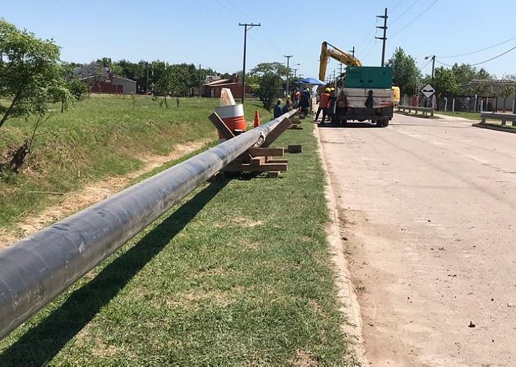 Comenzaron las obras del nuevo gasoducto que abastecerá Sunchales