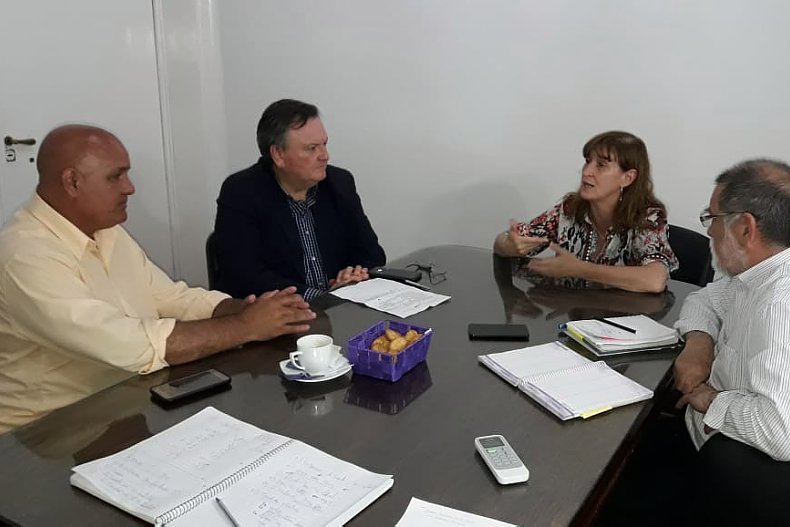 Michlig se reunió con la Ministra de Salud, Andrea Uboldi