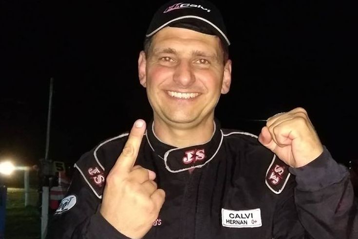 Hernán Calvi es el campeón del Midgets del Litoral