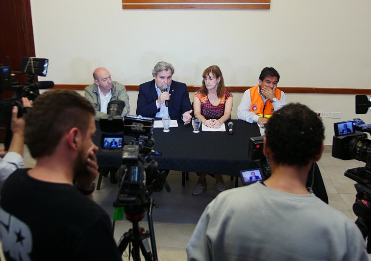 La provincia trabaja para atender las consecuencias de las lluvias