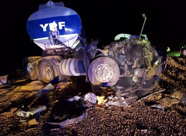 Arrufó: Camionero herido en un accidente múltiple 