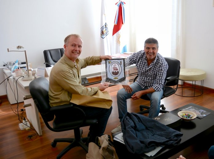 Reconocido escritor inglés visitó Morteros