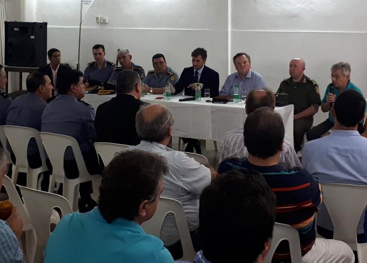 Importante reunión por el tema seguridad en Ceres